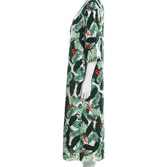 Rachel Zoe tropical print Kimono duster/ beach cover up - Picture 4 of 11